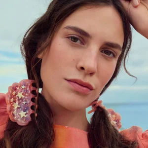 Fashion Asteria Hair Claw Flamingo Pink Hårspenner