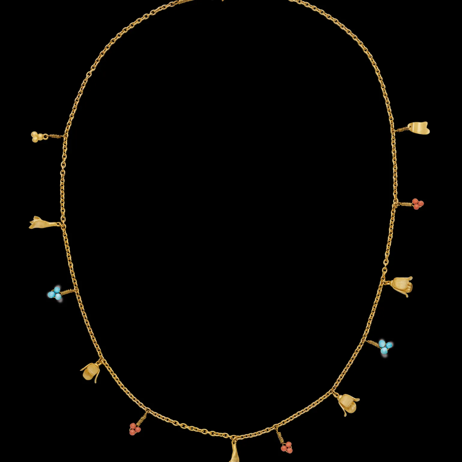 bluebell_necklace_3.webp Clearance Bluebell Necklace Halskjeder