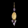 Store Crown Chakra Enkelt Ørering Øredobber