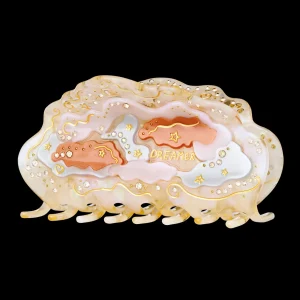 Cheap Magic Mist Hair Claw Pumpkin Hårspenner