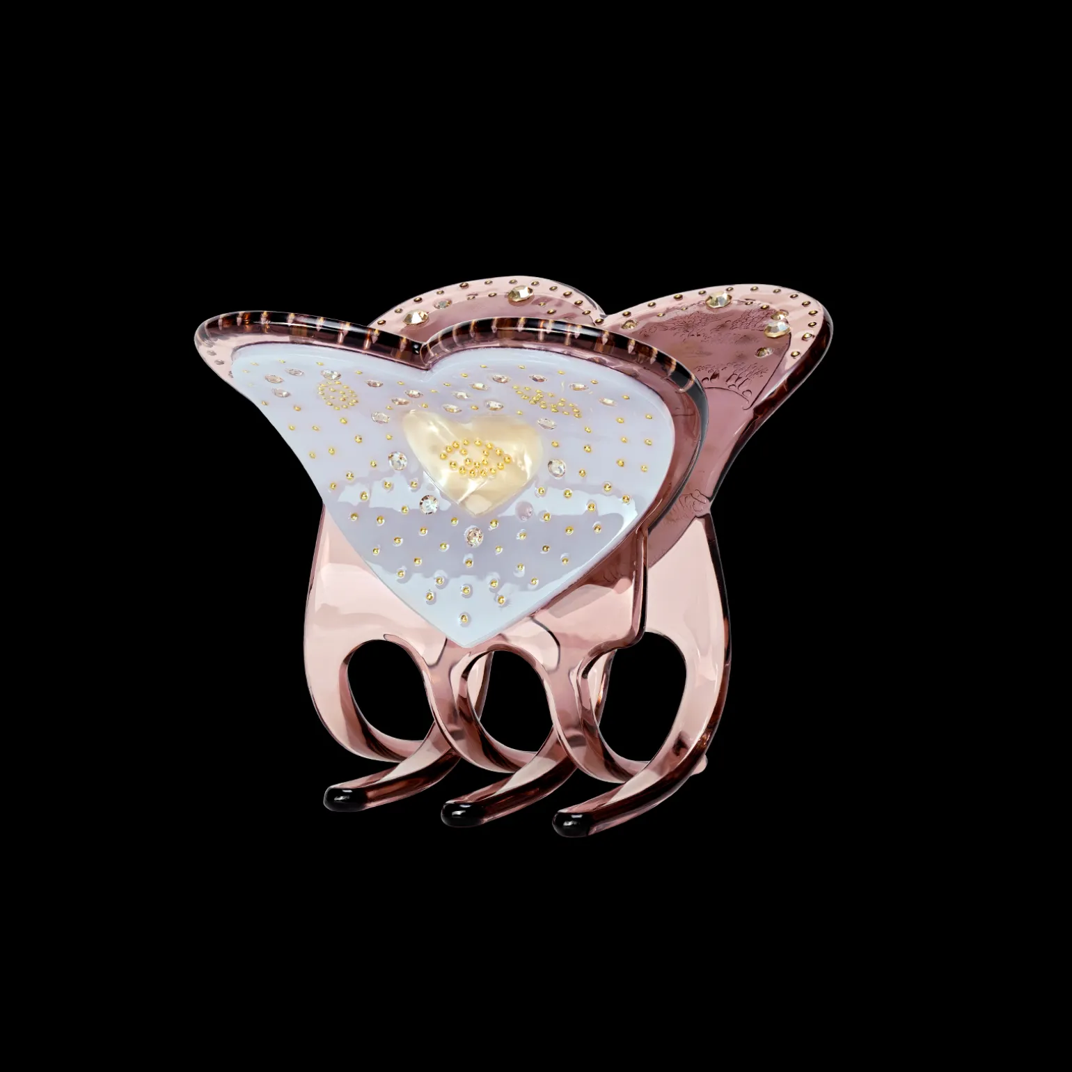 milena_hair_claw_magenta_0.webp Fashion Milena Hair Claw Magenta Hårspenner