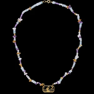 Cheap Zodiac Air Aquarius Necklace Halskjeder