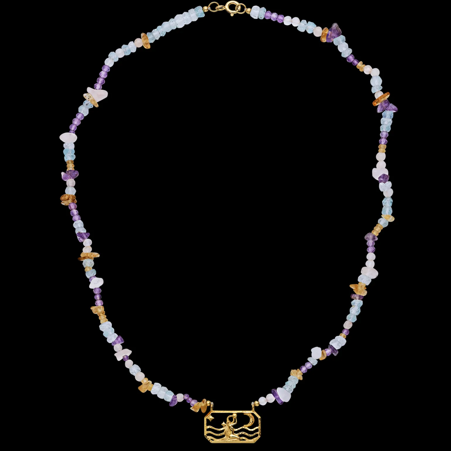 zodiac_air_aquarius_neckl_3.webp Cheap Zodiac Air Aquarius Necklace Halskjeder