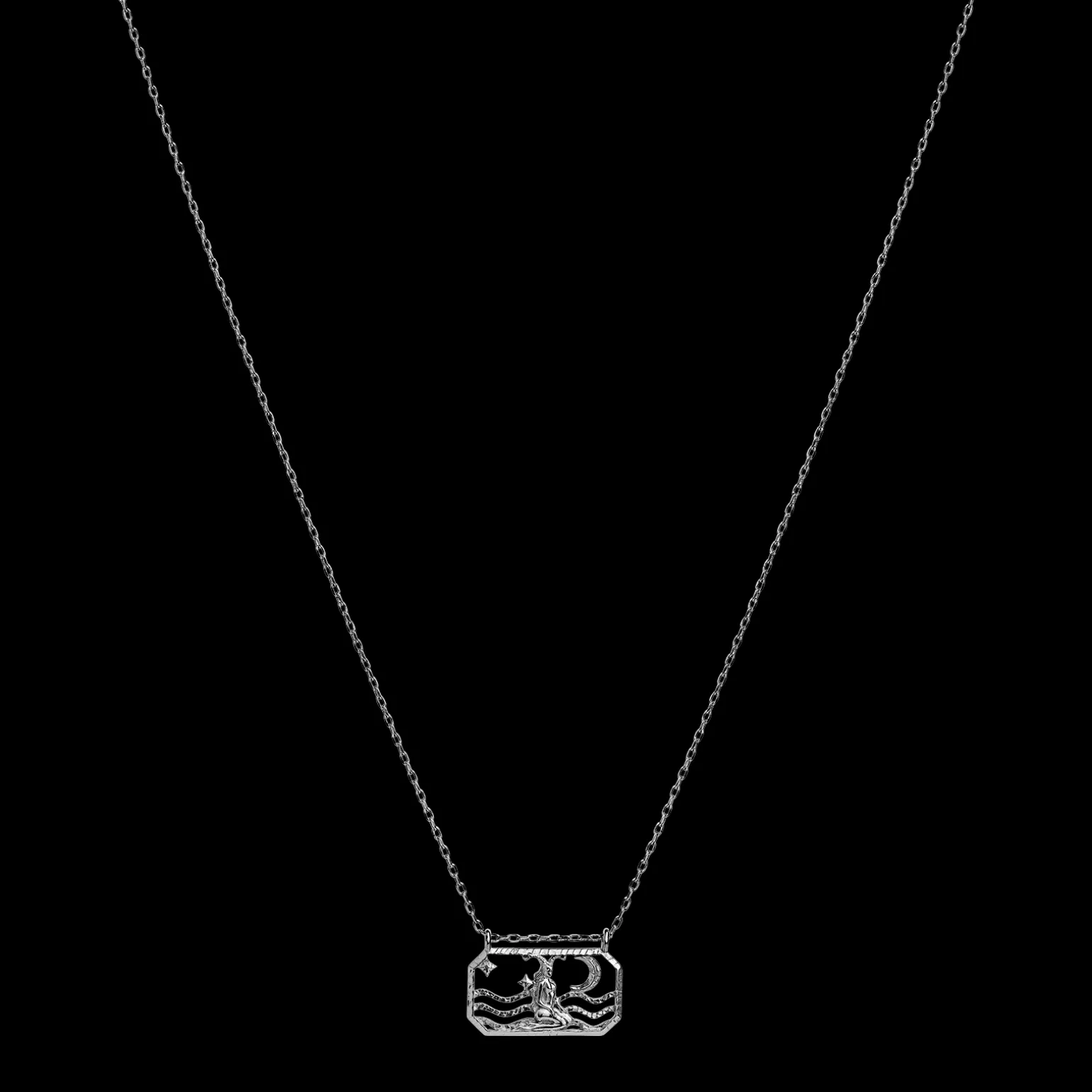 zodiac_capricorn_necklace_1.webp Hot Zodiac Capricorn Necklace 22. Dec - 19. Jan Halskjeder