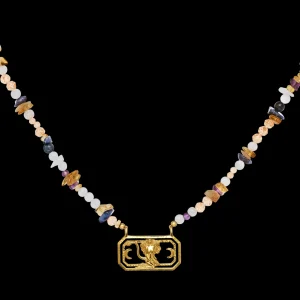 Discount Zodiac Fire Leo Necklace Halskjeder