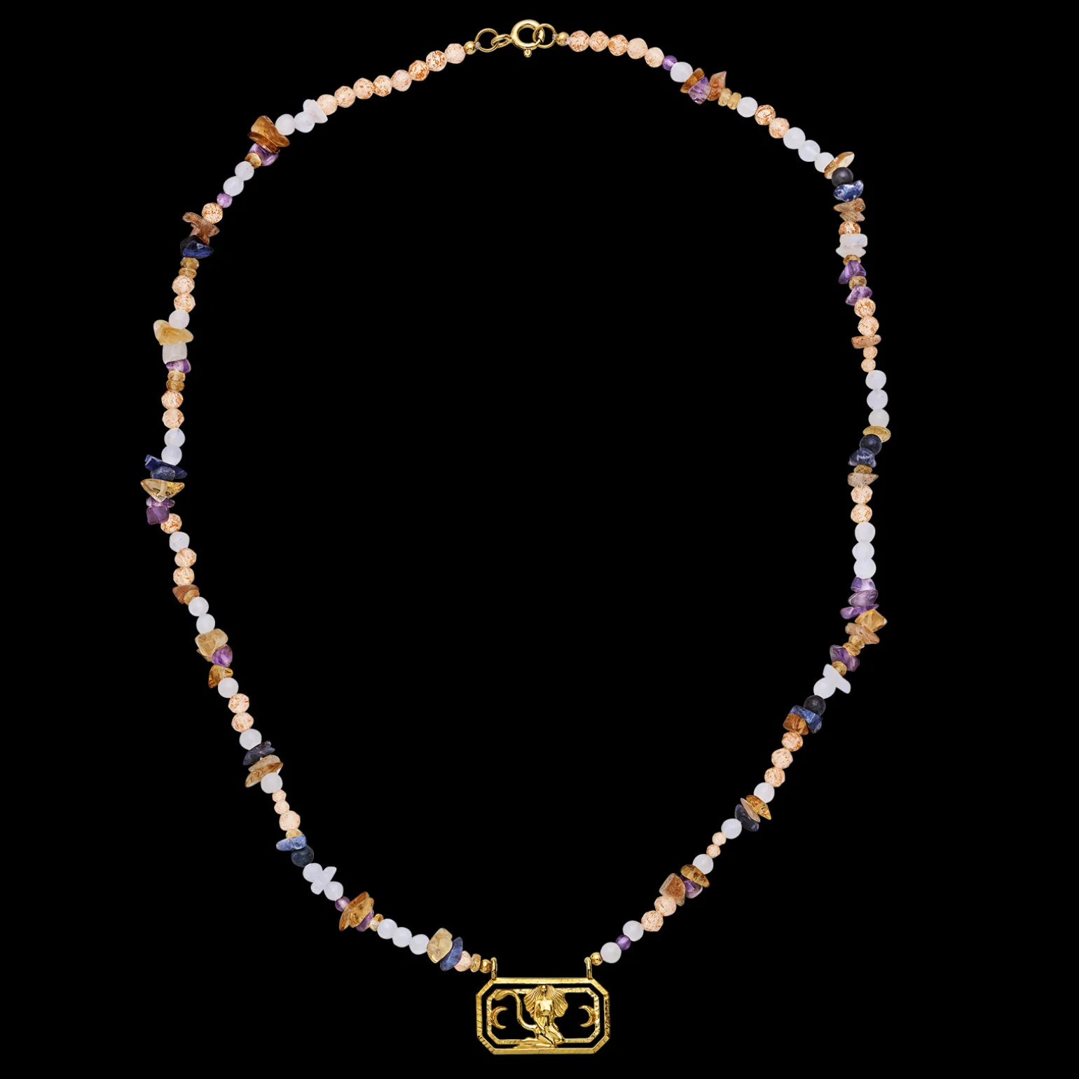 zodiac_fire_leo_necklace_3.webp Discount Zodiac Fire Leo Necklace Halskjeder