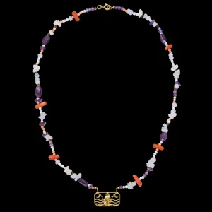 Cheap Zodiac Water Cancer Necklace Halskjeder