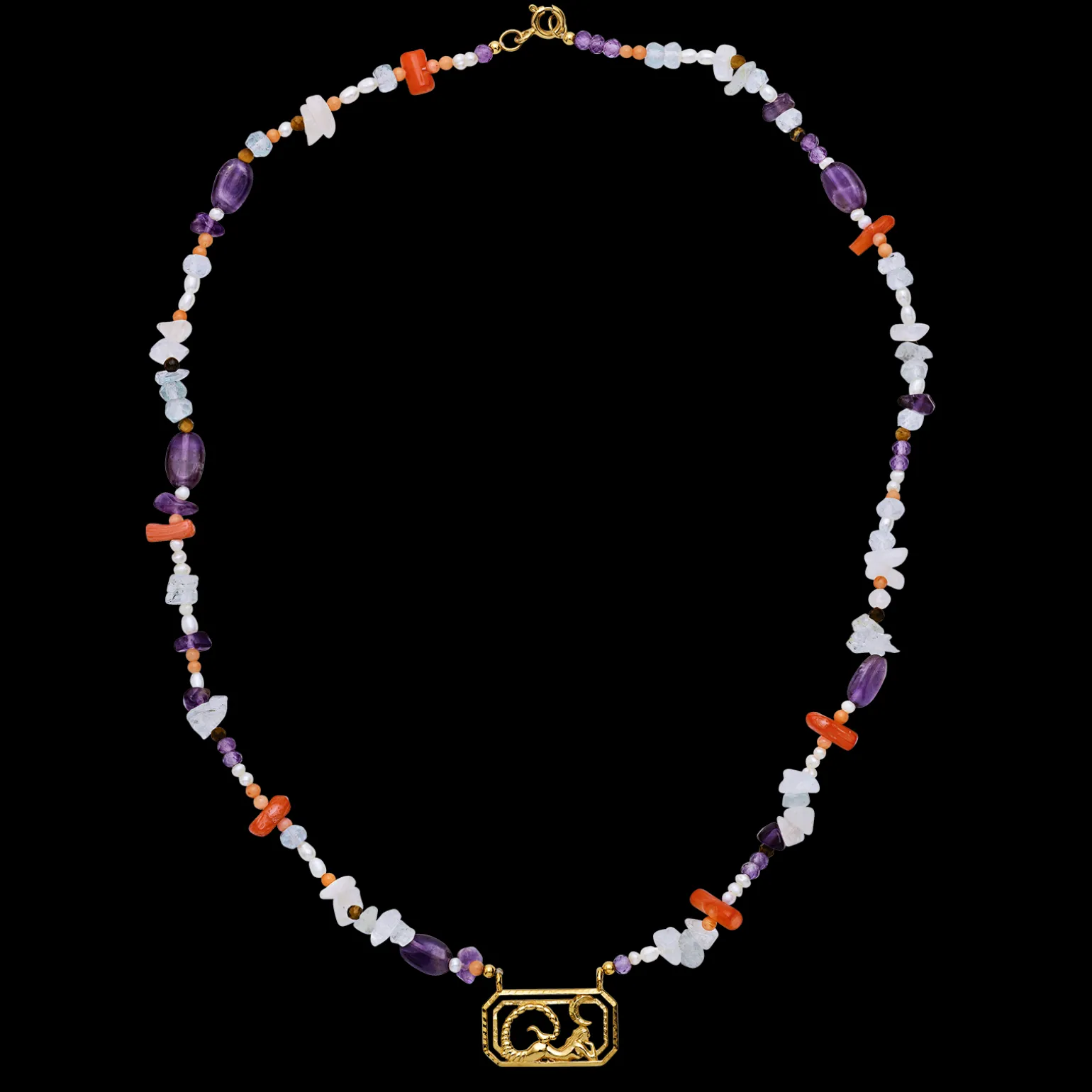 zodiac_water_scorpio_neck_3.webp Discount Zodiac Water Scorpio Necklace Halskjeder